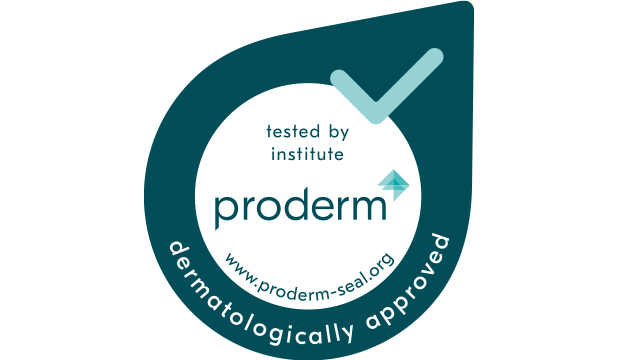 ProDERM logo - Dermatologically approved